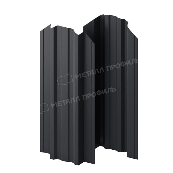 Штакетник металлический МП TRAPEZE-O 16,5х118 (ПЭД-01-7024\7024-0.4)