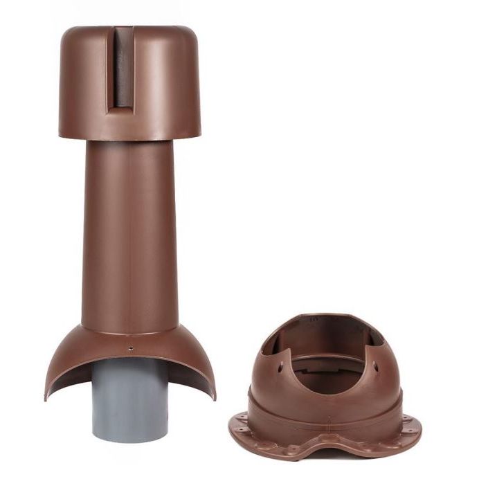 Комплект Krovent Wave 110 изолированный коричневый