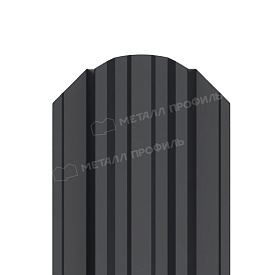 Штакетник металлический МП TRAPEZE-O 16,5х118 (PURMAN-20-7024-0.5)