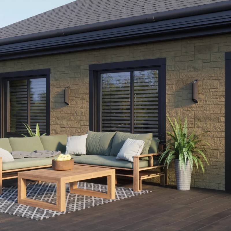 Фасадные панели, Песчаник, Светло-коричневый Фасадные панели, Песчаник, Светло-коричневый