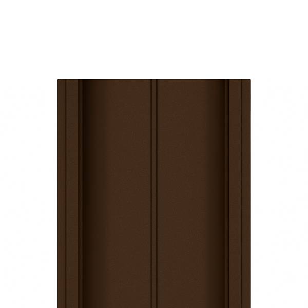 Штакетник металлический МП ELLIPSE-T 19х126 (VALORI-20-Brown-0.5)