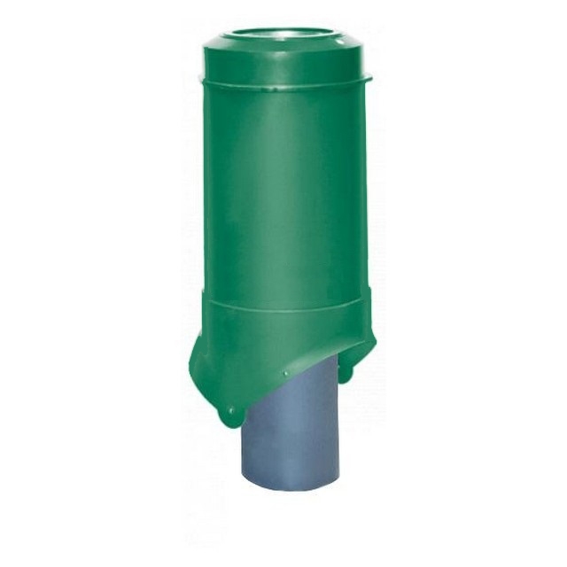 Выход канализации Krovent Pipe-VT 125/100 изолированный зеленый