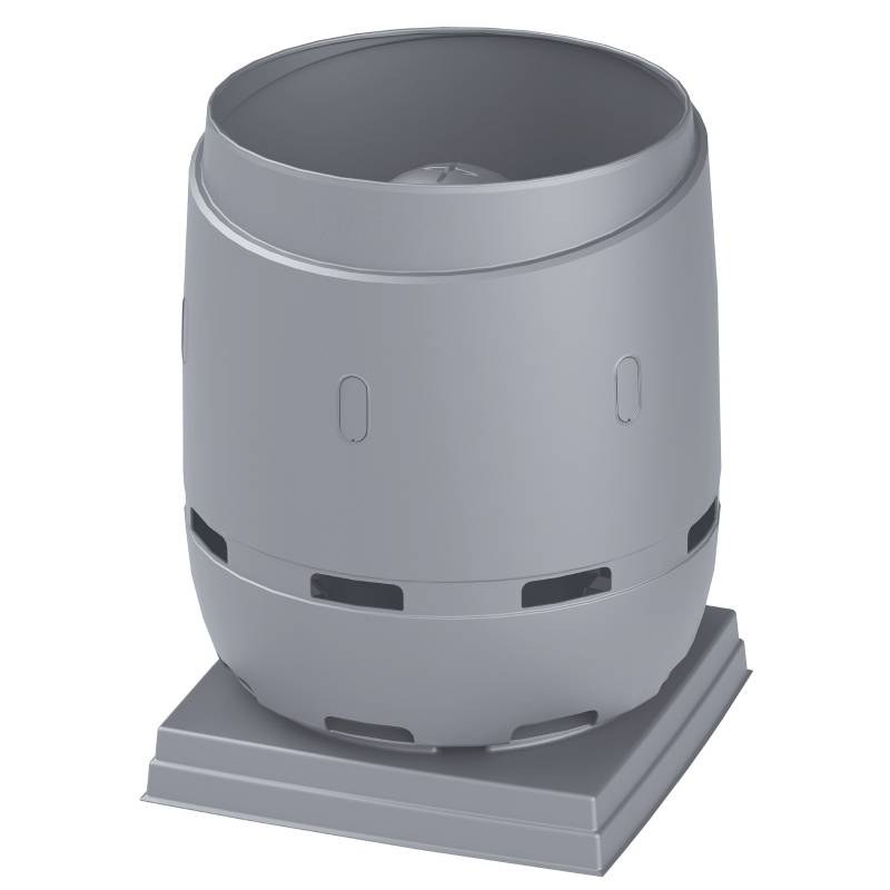 Выход вентиляционный Vilpe Flow 500S 3XL с основанием 970x970 серебристо-серый