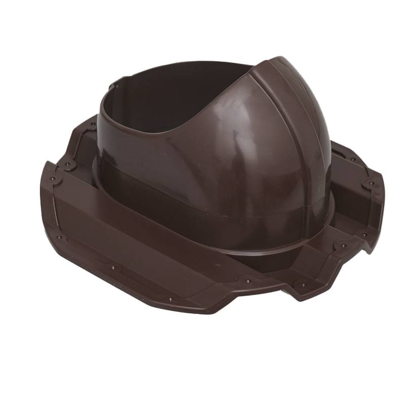 Элемент проходной Gervent для кровли Профнастил-21 коричневый Элемент проходной Gervent для кровли Профнастил-21 коричневый