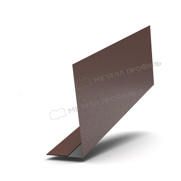 Планка карнизного свеса 250х50х3000 (VikingMP E-20-8017-0.5)