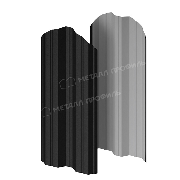 Штакетник металлический МП М-111-О (VikingMP E-20-9005-0.5)