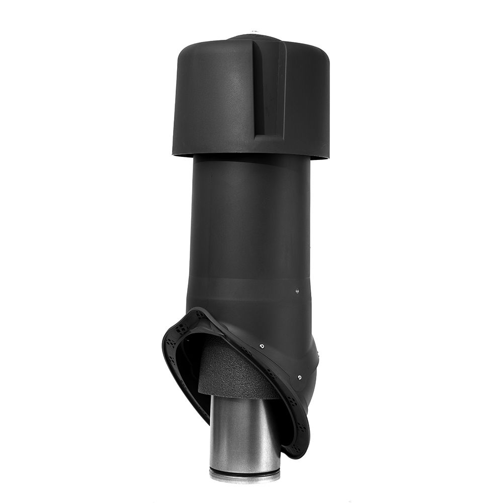 Комплект Krovent Wave 150 изолированный черный Комплект Krovent Wave 150 изолированный черный