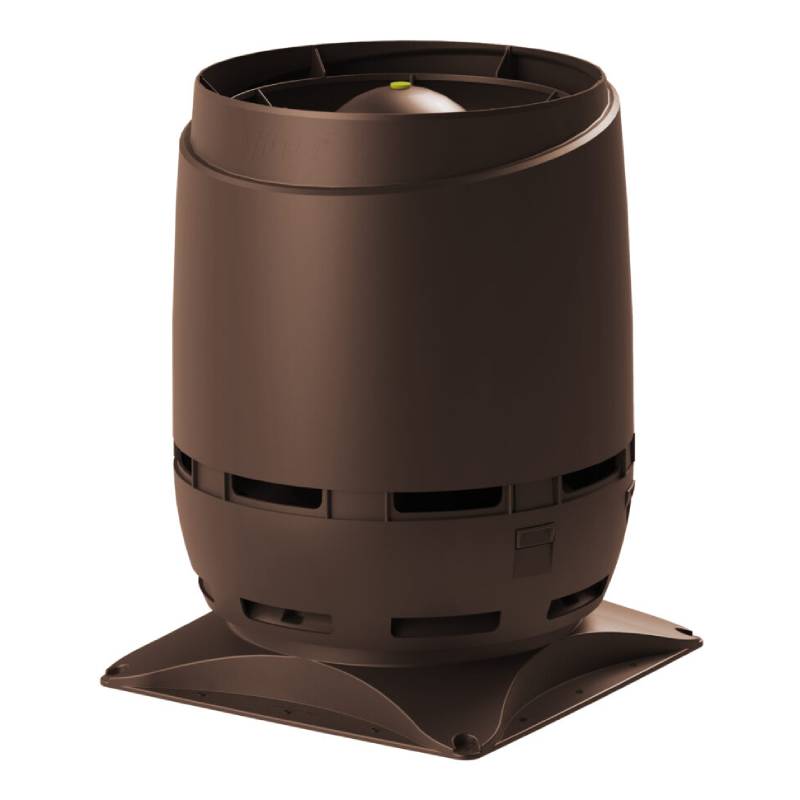 Выход вентиляционный Vilpe Flow 250S с основанием 400x400 коричневый