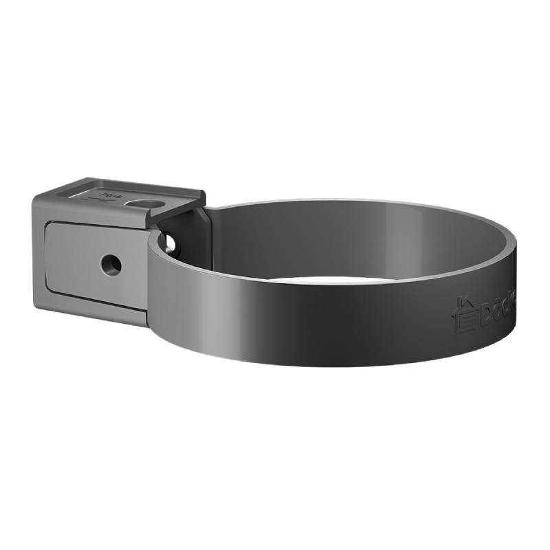 Хомут универсальный для водосточной трубы Docke PREMIUM, графит Хомут универсальный для водосточной трубы Docke PREMIUM, графит