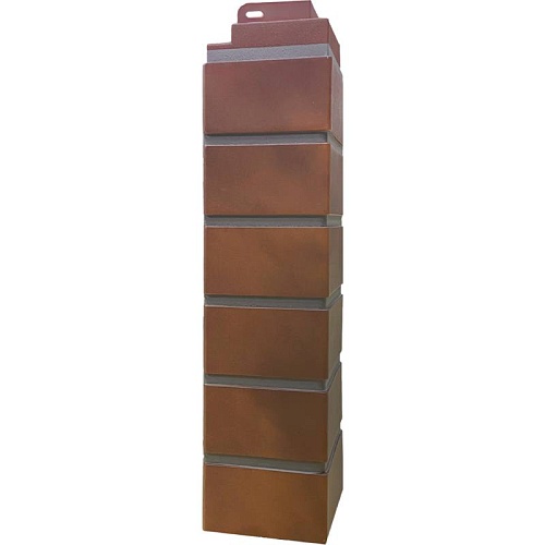 Наружный угол Кирпич Клинкерный 3D, чёрный