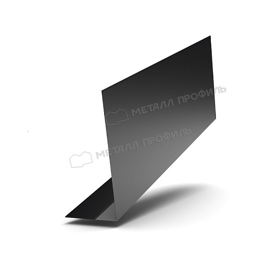 Планка карнизного свеса 200х30х2000 (PURMAN-20-9005-0.5) Планка карнизного свеса 200х30х2000 (PURMAN-20-9005-0.5)