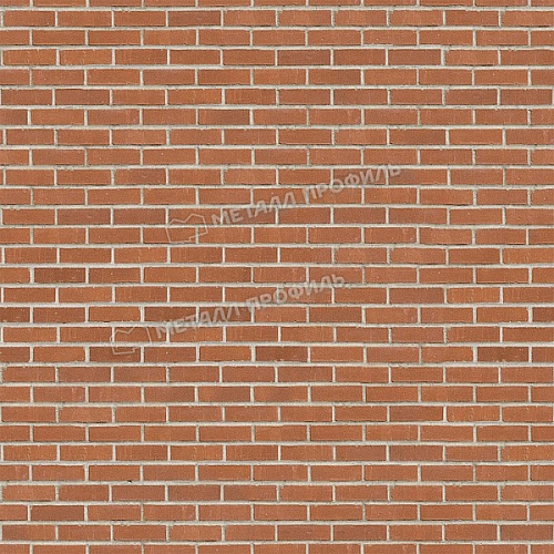 Планка примыкания нижняя 250х122х2000 (ECOSTEEL-01-Кирпич-0.5)