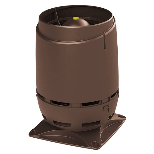 Выход вентиляционный Vilpe Flow 125S с основанием 250x250 коричневый Выход вентиляционный Vilpe Flow 125S с основанием 250x250 коричневый