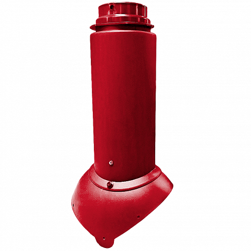 Выход канализации Krovent Pipe-VT 110/125 изолированный красный