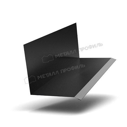 Планка примыкания верхняя к стене FASTCLICK 150х135х2000 NormanMP (ПЭ-01-9005-0.5) Планка примыкания верхняя к стене FASTCLICK 150х135х2000 NormanMP (ПЭ-01-9005-0.5)