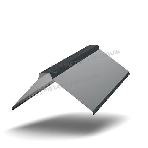 Планка конька плоского 155х155х2000 NormanMP (ПЭ-01-7016-0.5) Планка конька плоского 155х155х2000 NormanMP (ПЭ-01-7016-0.5)