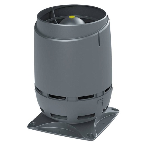 Выход вентиляционный Vilpe Flow 125S с основанием 250x250 серый Выход вентиляционный Vilpe Flow 125S с основанием 250x250 серый