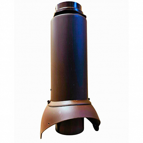 Выход канализации Krovent Pipe-VT 110/125 изолированный коричневый