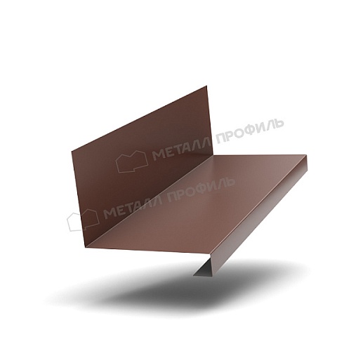 Планка примыкания нижняя к трубе FASTCLICK 150х200х2000 NormanMP (ПЭ-01-8017-0.5) Планка примыкания нижняя к трубе FASTCLICK 150х200х2000 NormanMP (ПЭ-01-8017-0.5)