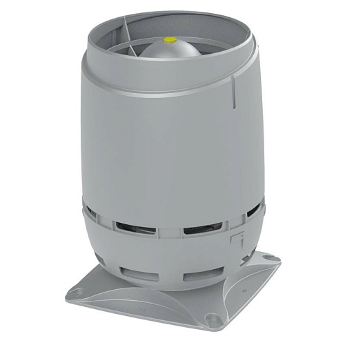 Выход вентиляционный Vilpe Flow 125S с основанием 250x250 светло-серый