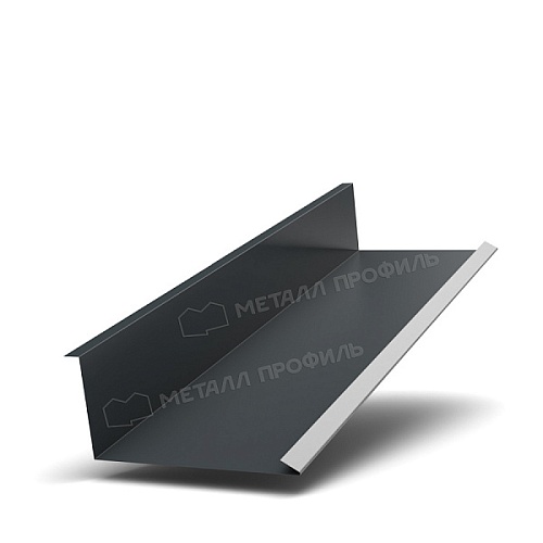 Планка примыкания нижняя 250х122х2000 NormanMP (ПЭ-01-7016-0.5) Планка примыкания нижняя 250х122х2000 NormanMP (ПЭ-01-7016-0.5)