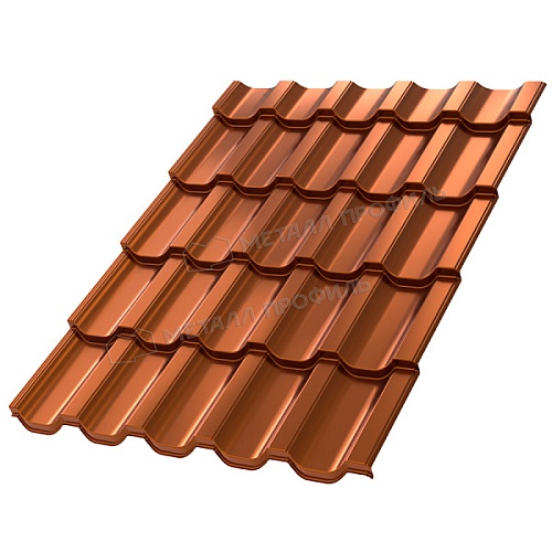Металлочерепица МеталлПрофиль Трамонтана-X (AGNETA-20-Copper\Copper-0.5) Металлочерепица МеталлПрофиль Трамонтана-X (AGNETA-20-Copper\Copper-0.5)
