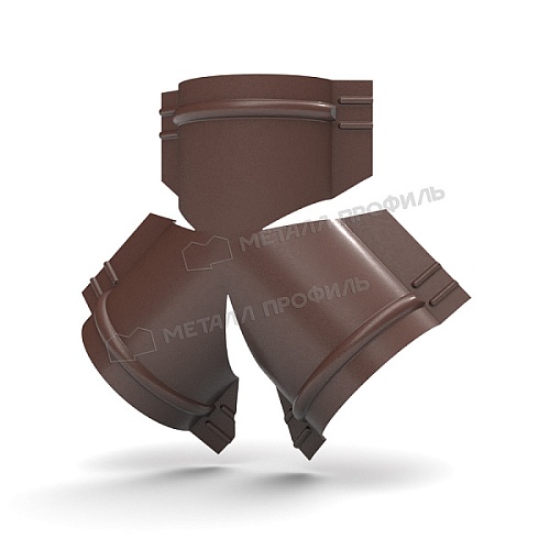 Y-образный тройник для круглого конька R110 (VikingMP E-20-8017-0.5) Y-образный тройник для круглого конька R110 (VikingMP E-20-8017-0.5)