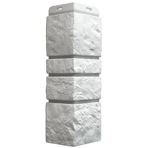 Угол наружный для фасадных панелей Docke Premium, Burg, Платиновый