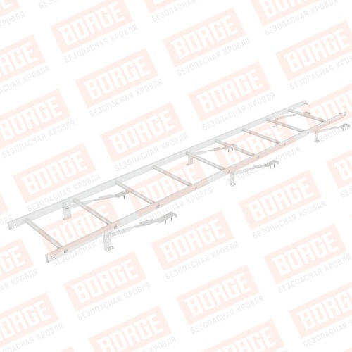 Лестница кровельная BORGE 2.7м, комплект, для черепичной кровли, сигнально-белый (RAL 9003)