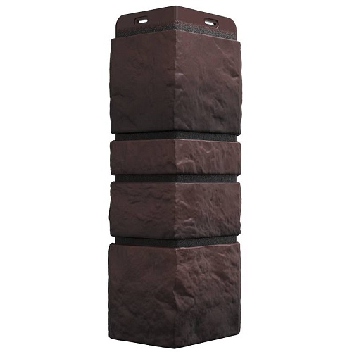 Угол наружный для фасадных панелей Docke Premium, Burg, Темный