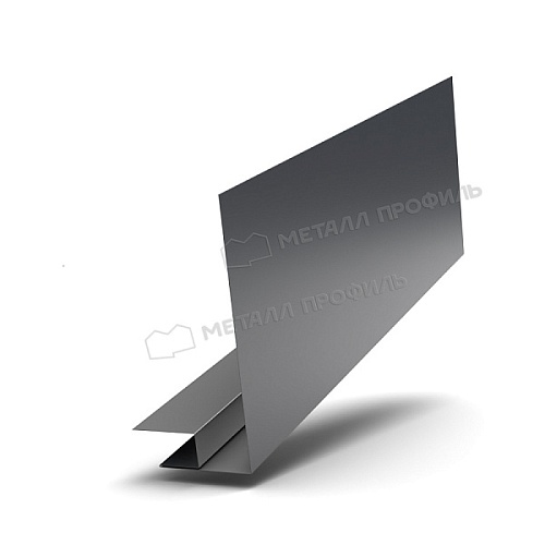 Планка карнизного свеса сложная 250х50х2000 NormanMP (ПЭ-01-7024-0.5) Планка карнизного свеса сложная 250х50х2000 NormanMP (ПЭ-01-7024-0.5)